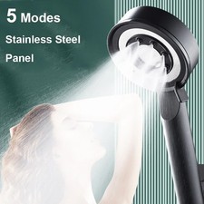 Powerful Pressurized Shower Head with 5 Adjustable Modes for Better Flow