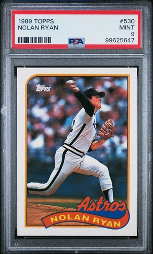 1989 Topps - Nolan Ryan #530 PSA 9