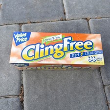 Discontinued ClingFree Spring Fresh 36 Sheets Never Opened