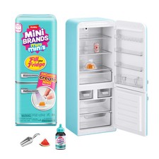 ZURU Mini Brands Mini Minis Fill the Fridge Light-Up Playset w/ Extras NEW