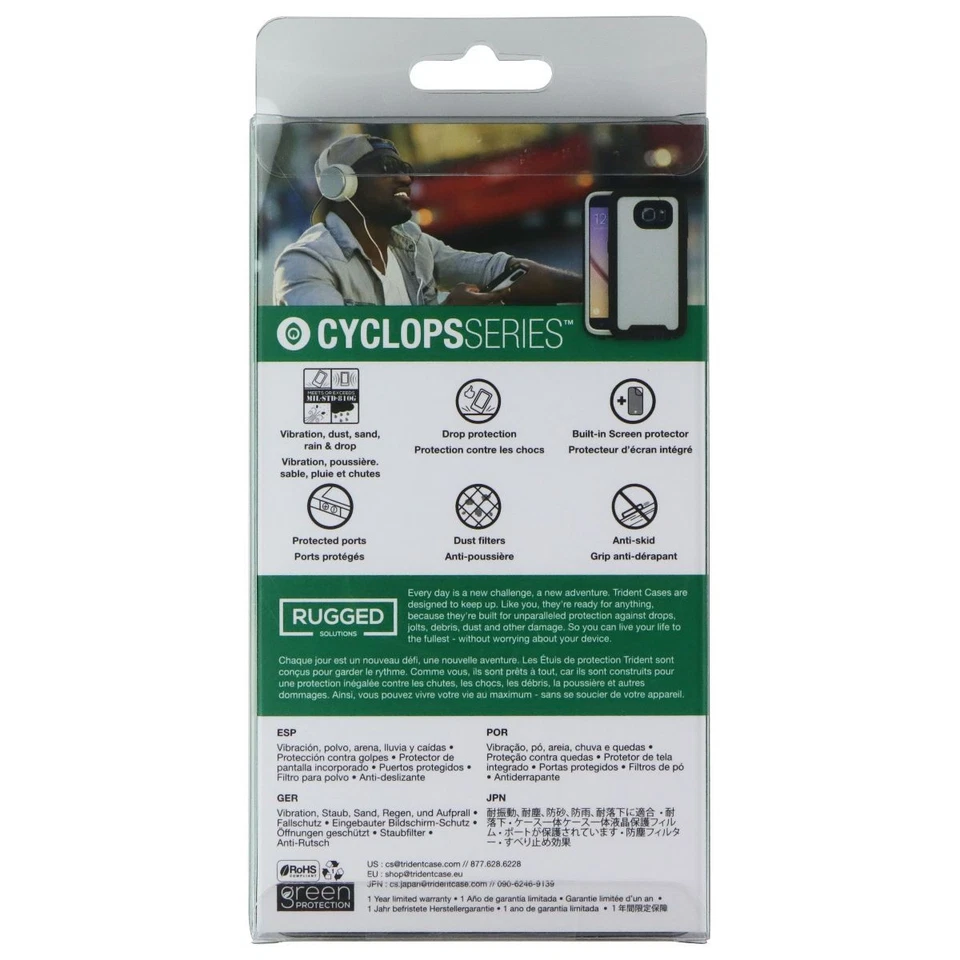 Trident Case Cyclops Series Case for Samsung Galaxy S6 - Pink / Black - Imagem 2 de 2