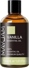 Vanilla Essential Oil 30ml/1.01fl.oz, MAYJAM Premium 1.01 Fl Oz (Pack of 1) 
