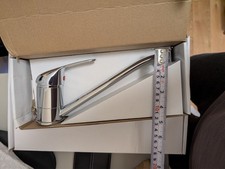 Unused Sauber Kitchen Sink tap - Fixed Spout Brass - Single body lever