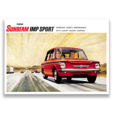Sunbeam Imp Sport Car Sales Brochure 1301/H 1966-68
