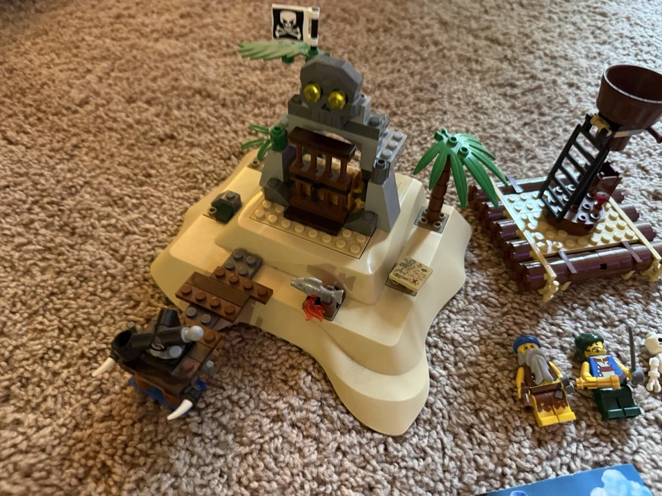 LEGO Piratas II Set #6241 - Loot Island Juego incompleto con instrucciones Foto 3 de 4