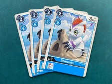 Gomamon ST2-02 Playset Starter Deck Cocytus Blue Digimon Card Game x4