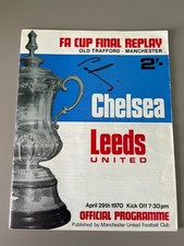 1970 FA Cup Final - Chelsea vs Leeds United - Replay Signed By Lorimer