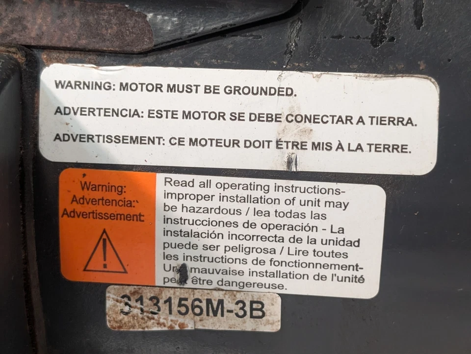 Motor industrial Dayton 31TR81, 1 HP, 1PH, 1725 RPM, cuadro 56 HZ, ODP, 115/208-230V Foto 4 de 4