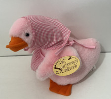 Vintage The Scarborough Collection Korea Tag JCPenney Pink Duck Apron  Bandana