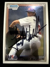 2010 Bowman Chrome USA Lance McCullers Signed Rookie Card USA-10 Autograph RC. rookie card picture