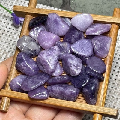 50g wholesale  Purple mica stone Polished fish tank Gem stone decoration