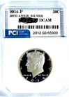 2014-P  Silver Perfect GEM  DCAM  Proof Kennedy 50th Anniversary No Res 3 Day