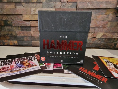 The Hammer Collection DVD Set - 21 Discs. Boxset mit Postkarten.