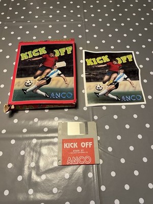 Kick Off Atari ST ANCO Computerspiel OVP Anleitung Retro Gaming
