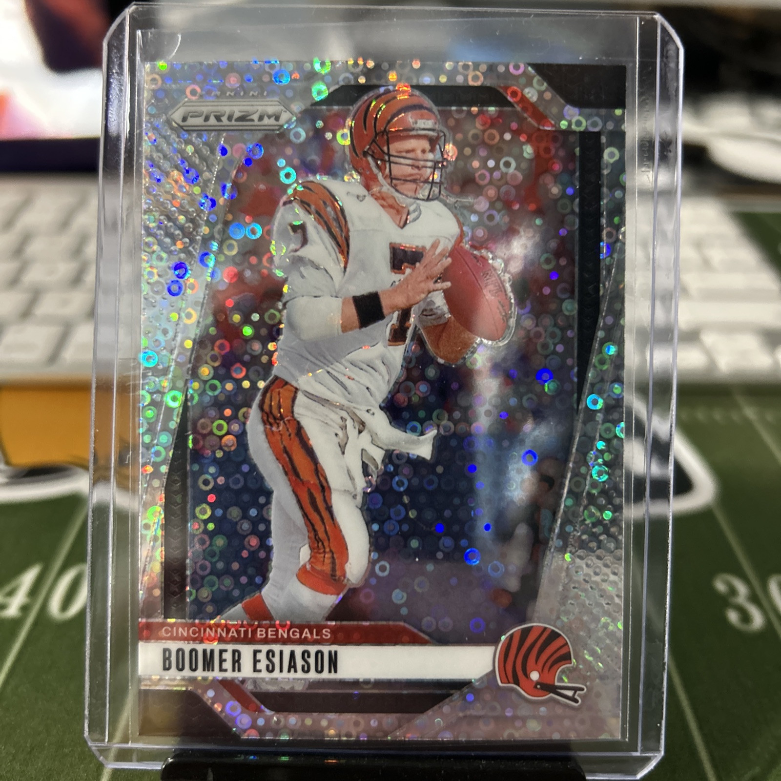 2024 Panini Prizm - Silver No Huddle Disco Prizm #61 Boomer Esiason