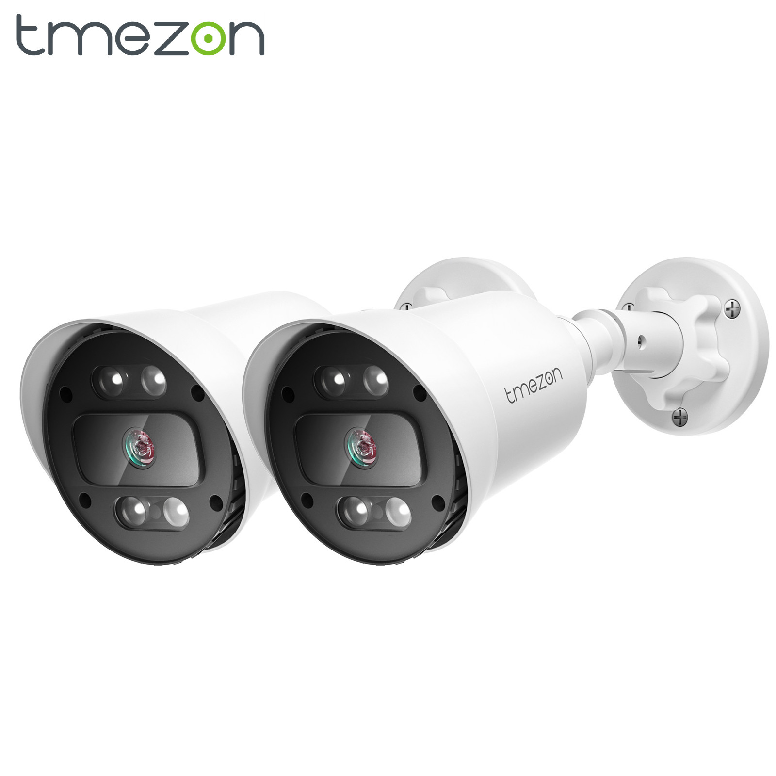 TMEZON 4IN1 1080P Video Outdoor CCTV Security Camera 100ft Night Vision 2PACK