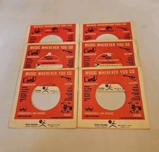 45 RPM 7" RECORD SLEEVES CO. SLEEVE 6 PACK SEE PHOTOS Decca Records SLV374 