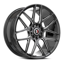 17x7.5 Spec-1 Sp-78 Gloss Black Milled Wheels 4x1004x4.5 35mm Set Of 4
