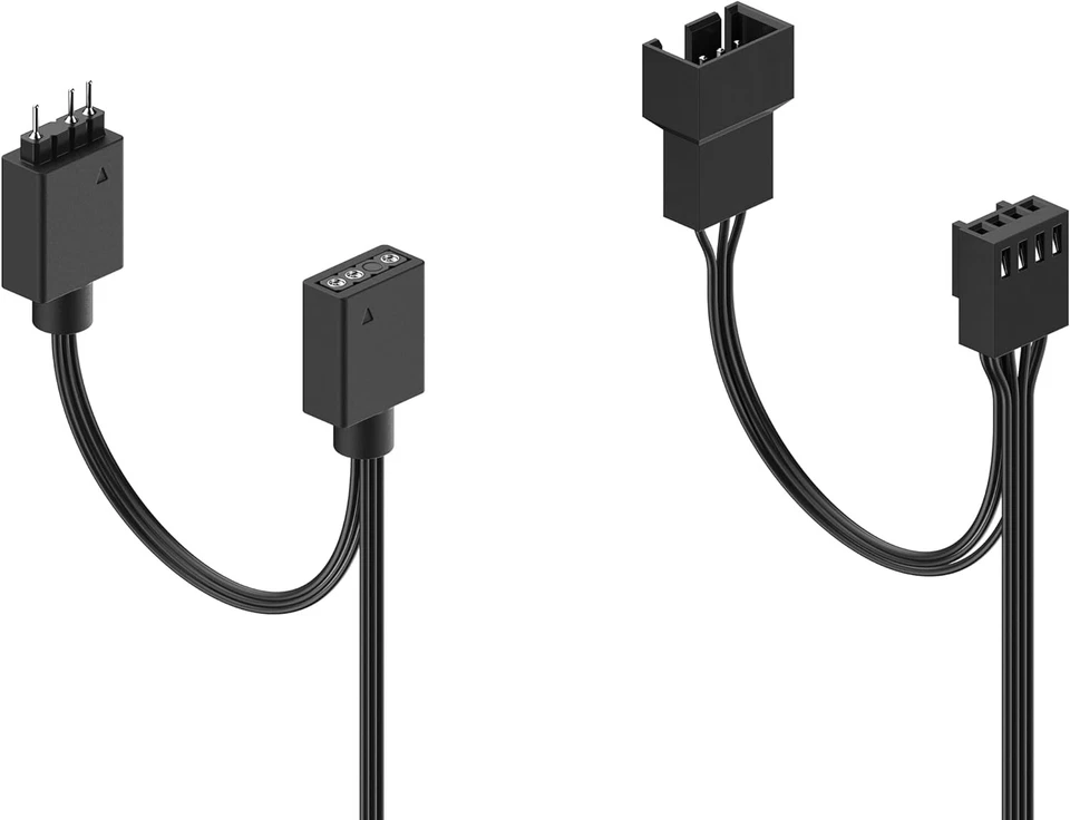 Fractal Design Aspect 12 RGB 120 mm PWM Wide 500-2000 RPM Range Black Frame 3-pa - Image 2 of 4