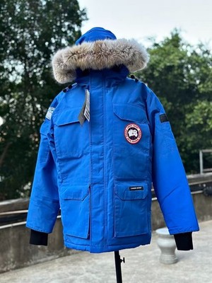Arctic Style Blue Men s Hooded Down Parka Winter Jacket