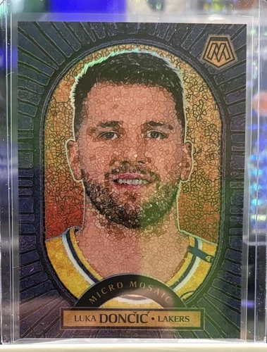LUKA DONCIC 2024-25 PANINI MOSAIC MICRO MOSAIC CASE HIT SSP LAKERS NBA #13 Q4244