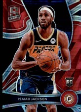 2021-22 Panini Spectra #142 Isaiah Jackson Asia Red