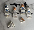 Lego Star Wars Minifigure Trooper Parts Pieces Lot 501st Pilot Etc B9-58
