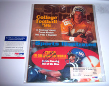 ARCHIE MANNING OLE MISS REBELS,SAINTS PSA/DNA SIGNED SPORTS ILLUSTRATED