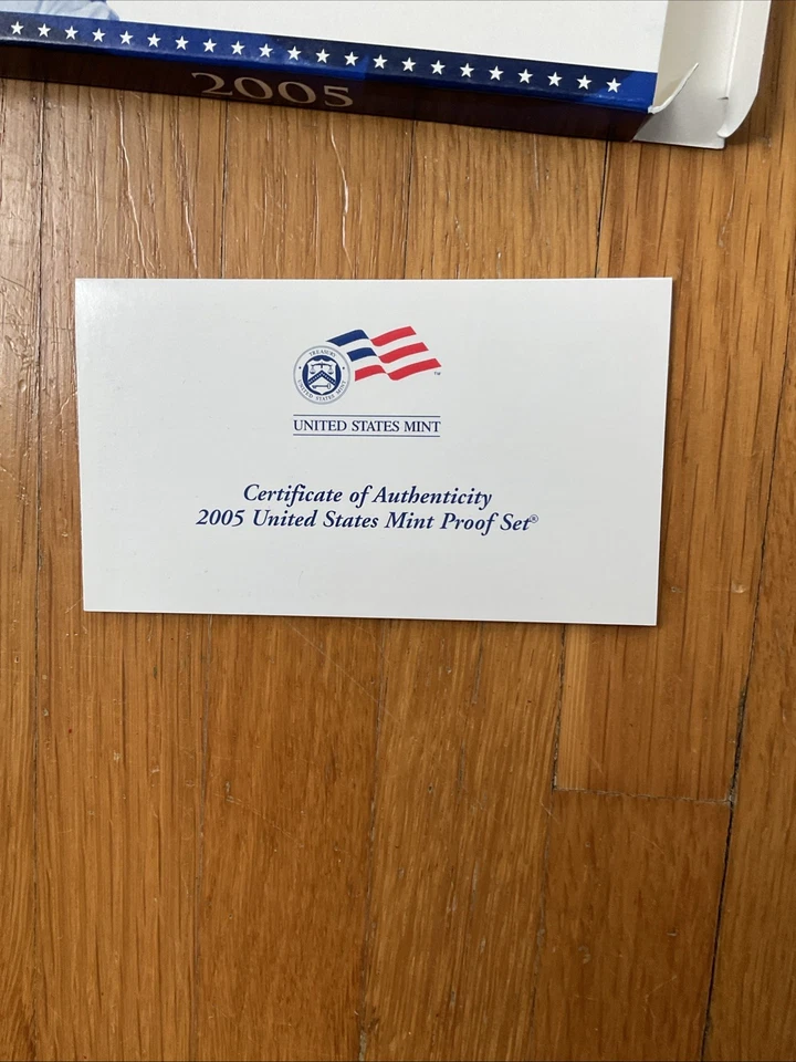 2005 Proof  Quarter Set with Certificate of Authenticity - Image 4 of 4