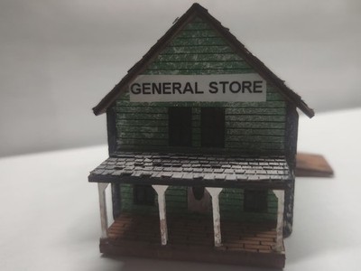 GENERAL STORE N Scale laser cut Kit