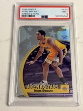 Kobe Bryant 1998 Topps Finest Arena Stars #AS5 PSA 9 Mint Insert Lakers HOF RARE