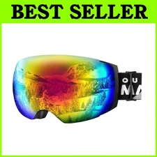OTG Snow Goggles - Anti-Fog Coating, Interchangeable