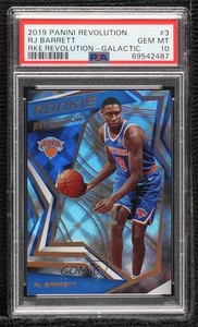 2019-20 Panini Revolution Rookie Galactic RJ Barrett #3 PSA 10 GEM MT RC
