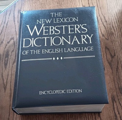 The New Lexicon Websters Dictionary English Language Encyclopedic Edition Vintag