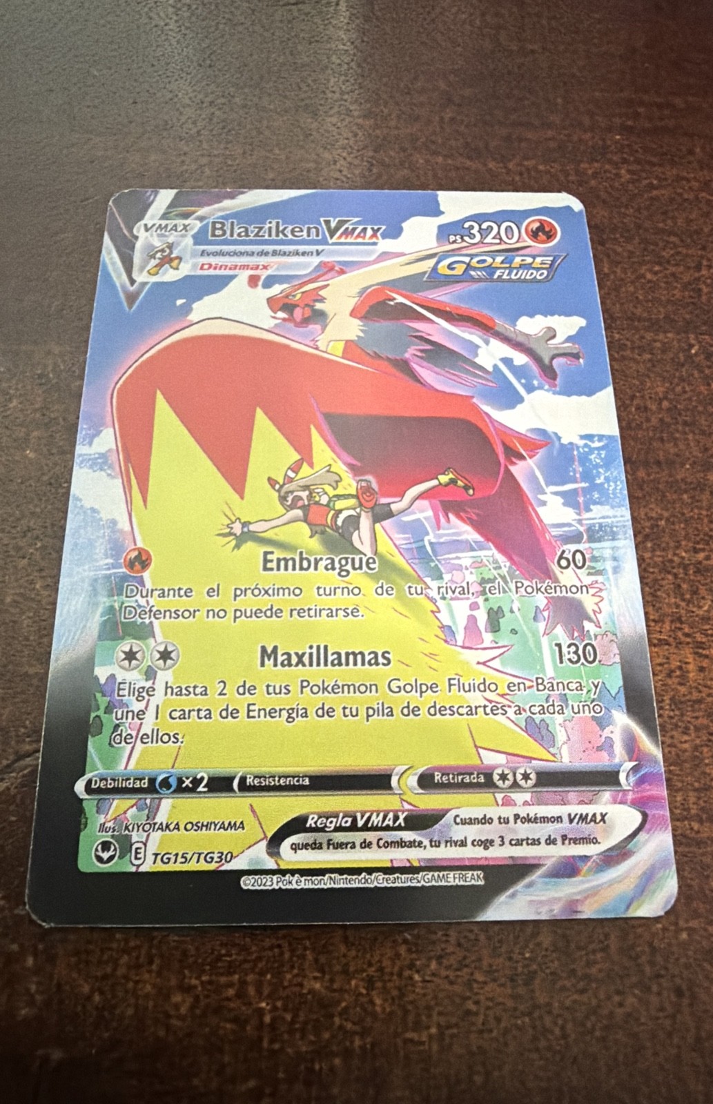 Blaziken VMAX TG15/TG30 Swsh12: Sword & Shield - Silver Tempest Trainer Gallery 