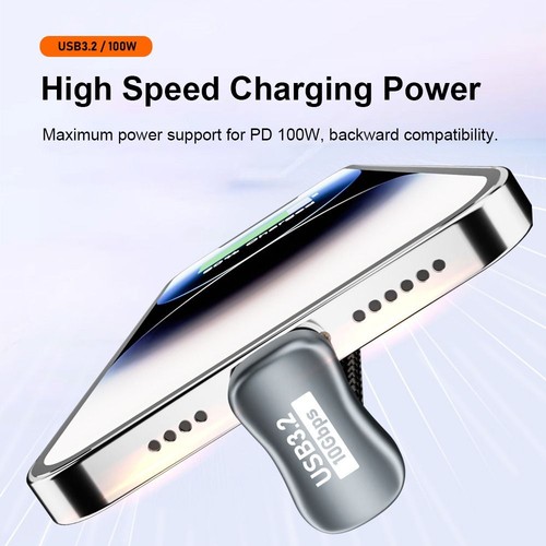 PD 100W OTG Data Cord 10Gbps Fast Charging Line USB 3.1 Gen 2 Type-C Cable - Picture 2 of 21