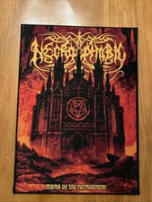 Necrophobic Back Patch Mark of the Necrogram Heavy Metal Sew-On Sold Out