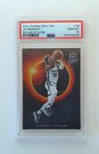 2021-22 Spectra Basketball - Ja Morant Solar Eclipse SSP CASE HIT PSA 10 POP 2!