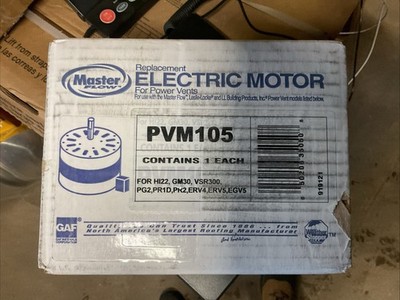 MasterFlow Buildsite PVM105/110 Replacement Motor