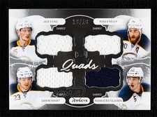 2016 Upper Deck The Cup Quads Jerseys Silver 10/10 Jack Eichel Sam Reinhart h1f