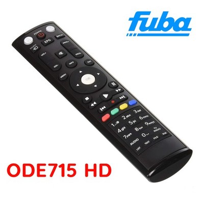 Original Fuba ODE715 HD Tivùsat Fernbedienung Ersatz Mobilteil schwarz