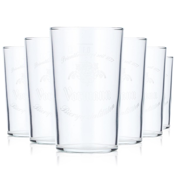 6X Vormann Bier Glas Empfangsglas Probierglas 0,1L Tumbler Tastigglas-image