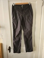 Exofficio Women's Pants 0 gray hiking nylon travel bug shield