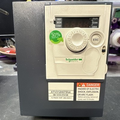 Schneider Electric Altivar ATV312H075N4 VFD 3-Phase 380-500V 0.75kW 1HP