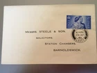 GB STAMPS RARE FIRST DAY COVER 1948 SILVER WEDDING COLNE