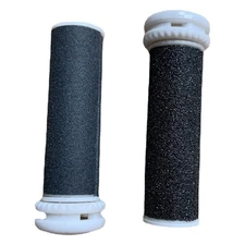 For Emjoi Mini Pedi Replacement Rollers Black ABS for Coarse and Fine Foot Care