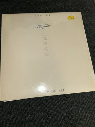 Elton John - Too Low For Zero -  vinyl LP 1983 Geffen GHS 4006 VG/EX/EX SHRINK