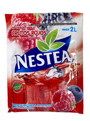 8-Pk Nestea Green Tea Frutos Rojos  Flavor Mix 25gr/.88oz