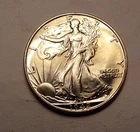 1942 WALKING LIBERTY HALF DOLLAR, GEM BU CONDITION, TAKEN FROM AN ORIGINAL ROLL