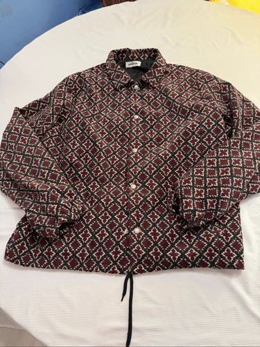 F*cking Awesome Embroidered Eyes Coaches Jacket Size XL See Measurements image 2